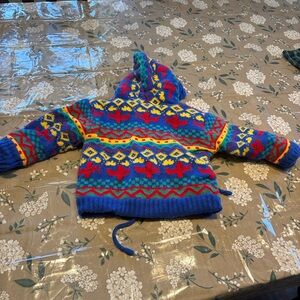 Colorful Patterned Kids Hoodie